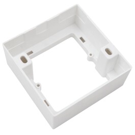 Aufputz-Rahmen McPower Flair 80x80x35mm mit Montagebohrung