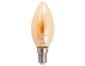 LED Filament Kerzenlampe McShine Retro E14 1W 90lm...