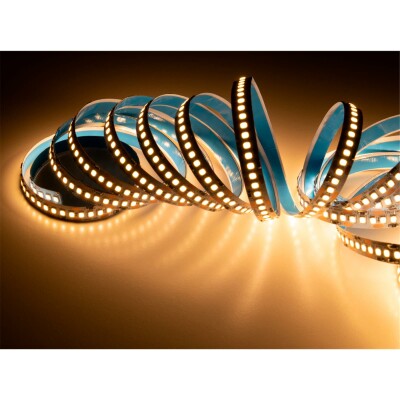 LED-Stripe McShine 1700lm/m 204LEDs/m 16W/m 3000K IP20 5m Rolle