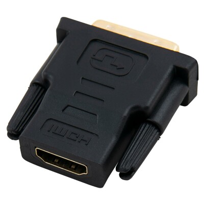HDMI-Adapter HOLLYWOOD HDMI Kupplung auf DVI Stecker vergoldete Kontakte