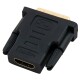 HDMI-Adapter HOLLYWOOD HDMI Kupplung auf DVI Stecker vergoldete Kontakte