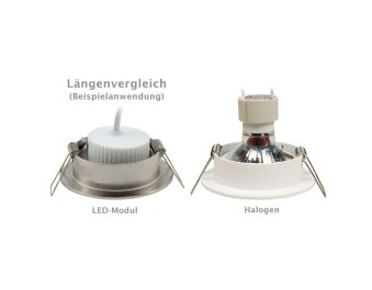 LED-Modul McShine PL-55 5W 440Lumen 230V 50x25mm warmweiß step-dimmbar