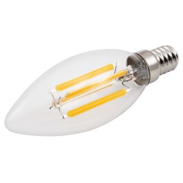 LED Filament Kerzenlampe McShine Filed E14 6W 820 lm...