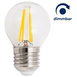 LED Filament Tropfenlampe McShine Filed E27 6W 600lm...