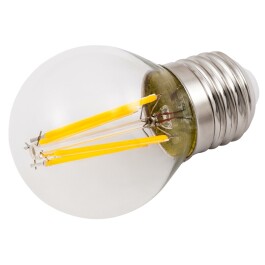 LED Filament Tropfenlampe McShine Filed E27 6W 600lm warmweiß dimmbar