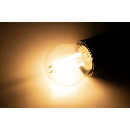 LED Filament Tropfenlampe McShine Filed E27 6W 600lm warmweiß dimmbar