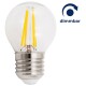 LED Filament Tropfenlampe McShine Filed E27 6W 600lm warmweiß dimmbar