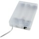 LED Draht-Lichterkette McShine Micro 80 LEDs warmweiß Batteriebetrieb