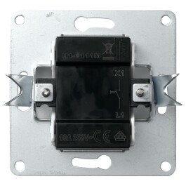 Taster McPower Flair mit Namensschild 250V~/10A UP weiß