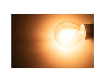 LED Filament Tropfenlampe McShine Retro E14 1W 90lm warmweiß goldenes Glas