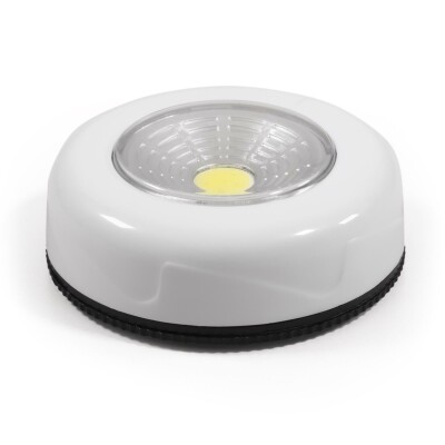 LED-Klebeleuchte McShine LK1-COB mit Klebefolie Ø70x22mm weiß
