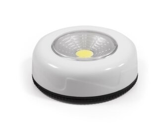 LED-Klebeleuchte McShine LK1-COB mit Klebefolie Ø70x22mm weiß