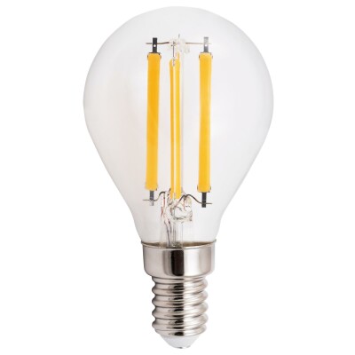 LED Filament Tropfenlampe McShine Filed E14 6W 820 lm warmweiß klar