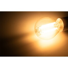 LED Filament Tropfenlampe McShine Filed E14 6W 820 lm warmweiß klar