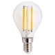 LED Filament Tropfenlampe McShine Filed E14 6W 806 lm warmweiß klar