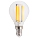 LED Filament Tropfenlampe McShine Filed E14 6W 820 lm warmweiß klar