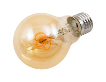 LED Filament Glühlampe McShine Retro E27 2W 160lm warmweiß goldenes Glas