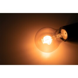 LED Filament Glühlampe McShine Retro E27 2W 160lm warmweiß goldenes Glas