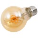 LED Filament Glühlampe McShine Retro E27 2W 160lm warmweiß goldenes Glas