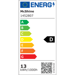 LED Filament Glühlampe McShine Filed E27 13W 1850lm warmweiß klar