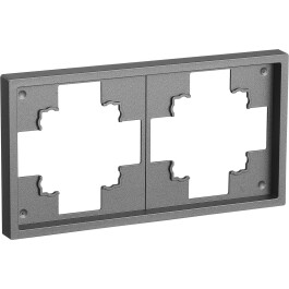 Rahmen McPower Shallow 2-fach anthrazit