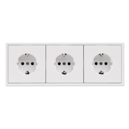 Steckdosen Set McPower Shallow Beginner 3S-Profi 4-teilig Klemmanschluss