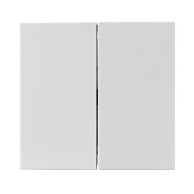 Serien-Schalter McPower Shallow 2-fach 250V~/10A UP Steckanschluss weiß