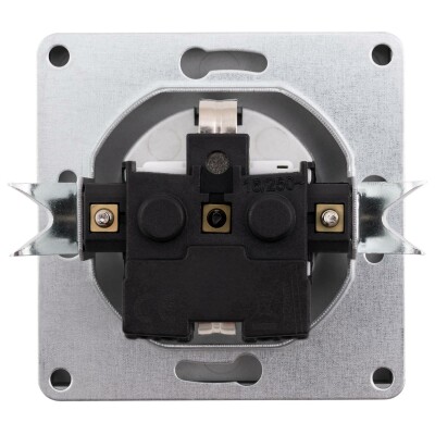 Schutzkontakt-Steckdose McPower Shallow 250V~/16A Klemmanschluss anthrazit