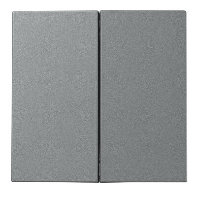 Serien-Schalter McPower Shallow 2-fach 250V~/10A Steckanschluss anthrazit