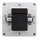 Serien-Schalter McPower Shallow 2-fach 250V~/10A Steckanschluss anthrazit