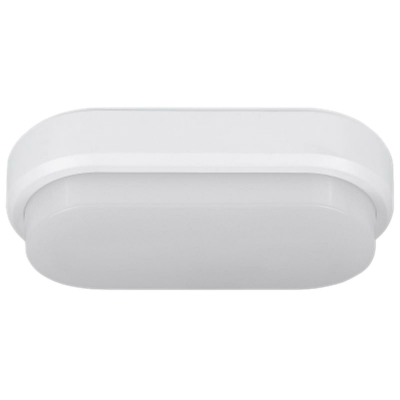 LED-Feuchtraumleuchte Oval IP54 550lm 4000K 8W neutralweiß Bewegungsmelder