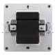 Schalter McPower Shallow 250V~/10A UP Orientierungsleuchte Steckanschluss anthrazit
