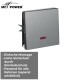 Schalter McPower Shallow 250V~/10A UP Orientierungsleuchte Steckanschluss anthrazit