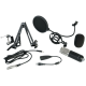 Mikrofon LTC STM200-Plus ideal für z.B. Podcast oder Streaming Plug&Play USB