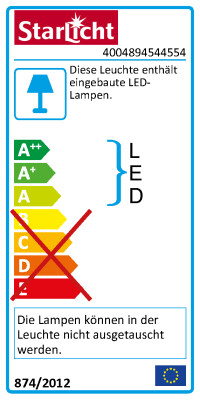 LED-Deckenleuchte 850 lm 4000K 60cm neutralweiß
