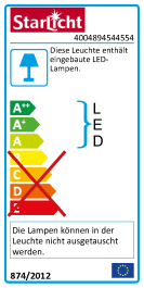 LED-Deckenleuchte 850 lm 4000K 60cm neutralweiß