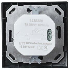 Unterputz IR Bewegungsmelder McPower Flair 160° 750W LED geeignet anthrazit