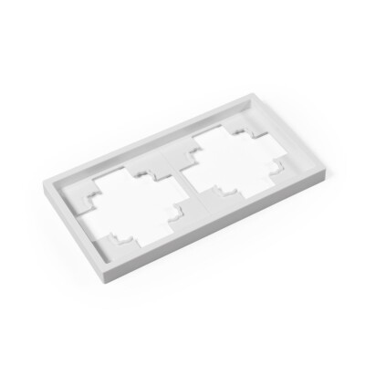 Rahmen McPower Shallow 2-fach weiß