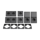 Schalter und Steckdosen Set McPower Shallow Standard 20-teilig anthrazit