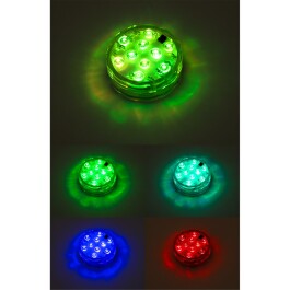 LED-RGB-Unterwasserleuchte McShine IP68 - wasserdicht Fernbedienung 2er-Set