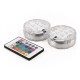 LED-RGB-Unterwasserleuchte McShine IP68 - wasserdicht Fernbedienung 2er-Set