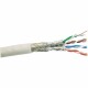 CAT 6 100m starr Grau - Netzwerkkabel