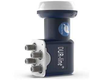 DUR-line Blue ECO Quad LNB für 4 Teilnehmer/Sat-Receiver (B-Ware)