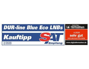 DUR-line Blue ECO Quad LNB für 4 Teilnehmer/Sat-Receiver (B-Ware)