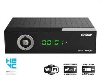 Edision Picco T265 pro DVB-T2/C terrestrischer + Kabel-Receiver