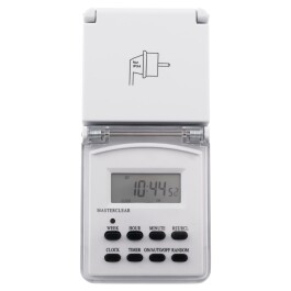 Digitale Zeitschaltuhr McPower AZ-78 IP44 - für...
