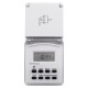 Digitale Zeitschaltuhr McPower AZ-78 IP44 - für Außen,10 Schaltprogramme