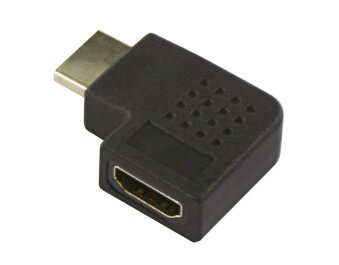 HDMI-Adapter HDMI Stecker -> HDMI Buchse rechtwinklig