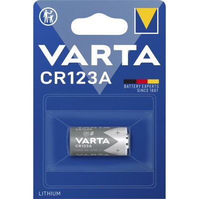 Lithium-Photobatterie VARTA CR 123A 3 V 1er-Blister