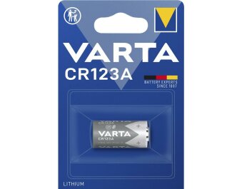Lithium-Photobatterie VARTA CR 123A 3 V 1er-Blister